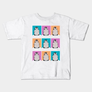 Penguin Collage Kids T-Shirt